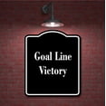 thumbnail image 2 of Goal Line Victory BLACK Aluminum Composite Sign 15''x18'', 2 of 9