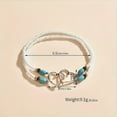 thumbnail image 2 of DESIGNICE 2026 New Ankle Bracelets for Women Waterproof Anklet Elastic Heart Anklet Stretchy Ankle Bracelets Colorful Beaded Anklets Boho Ankle Bracelets Silver Beach Anklet Jewelry, 2 of 4
