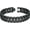 03.Black, variant on 14k Gold Plated Chain Link Bracelet for Women Men Stainless Steel Bangle Watch Band Chain Wristband Jewelry Gift, 10mm 8.25inch
