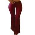 thumbnail image 1 of Women‘s High Waist OL Harem Boot Cut Yoga Pants, 1 of 2