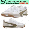 thumbnail image 1 of PU & MA Easy Rider Mix PU & MA White Velvet Moss 399025-06 Men's Size, 1 of 6
