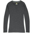 thumbnail image 2 of MERIWOOL Women's Base Layer Long Sleeve Henley - Lightweight Merino Wool Thermal, 2 of 7