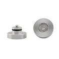 thumbnail image 4 of Hifi 4pcs 33x30mm Ball With M8 Screw Shock Absorbing Pad Feet Stands For Speakers Amplifier Silver Banmo, 4 of 5