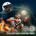 thumbnail image 6 of Portable Camping Fan Rechargeable Fan 8000mAh LED Lantern Tent Fan Hanging Hook 3 Speed Adjustable Outdoor Cooling Fan, 6 of 7