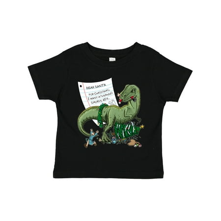 

Inktastic A Dinosaur for Christmas Gift Toddler Boy or Toddler Girl T-Shirt