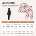 thumbnail image 4 of Vsdgher Mothers Day Pajamas Set Long Sleeve Sleepwear Womens Button Down Nightwear Pj Sets-Small, 4 of 7