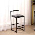 thumbnail image 2 of Nmkwnr 2pcs Bar Stool with Backrest, PU Leather Bar Chair with Footrest, 2 of 7