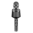 thumbnail image 1 of Micrófono Bluetooth V5.0 Micrófono de karaoke Micrófono inalámbrico LED recargable para computadora de teléfono, Negro kenally EL001184-01, 1 of 2