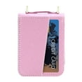 thumbnail image 5 of Dteck For Samsung Galaxy Z Flip4,Shockproof Artificial Leather Adjustable Shoulder Strap Case Cover,Pink, 5 of 7