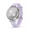 Silver & Purple Jasmine Silicone Band, variant on Garmin Lily 2 Active, Small and Stylish Smartwatch, Built-In GPS, Hidden Display, Patterned Lens, Up To 9 Days Battery Life, Lunar Gold with Bone Silicone Band