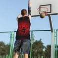 thumbnail image 5 of Naloa Spider on the Web Basketball Jersey Reversible Men's Mesh Athletic Sports Shirts Training Practice S-4XL4X-Large, 5 of 6
