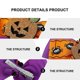 thumbnail image 2 of 3pcs Halloween Hair Accessories Pumpkin Bowknot Hair Clips Barrettes for Kids, 2 of 4