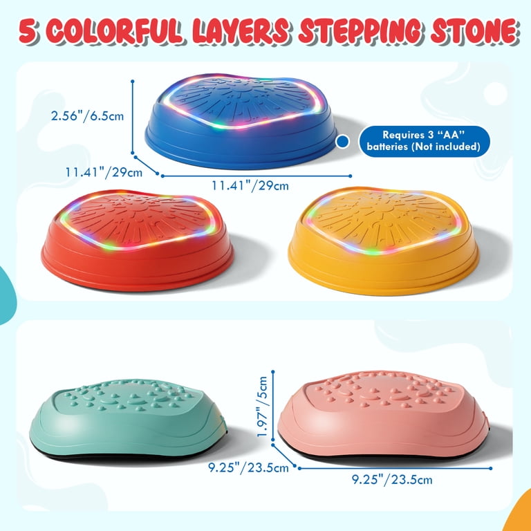 Musical LED Stepping Stones with Lights and Sounds photo 7