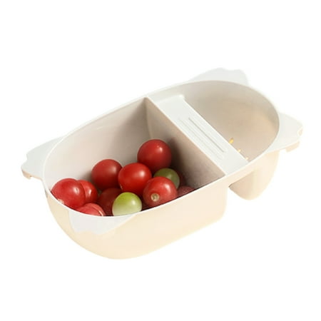 

Plastic Vegetable Fruit Rice Wash Sieve Strainer Colander Basket Utensils Gadget
