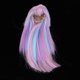 thumbnail image 1 of Peluca de postizo y de despedida media a para BJD, accesorios de fabricación de bricolaje para el cabello Vistoso, 1 of 6