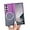Purple&Grey, variant on Magnetic Case for Samsung Galaxy Z Fold 5 Case Hinge Protection & Luxury Gradient Desgin, [Compatible with MagSafe] Full Body Anti-Scratch Slim Soft Rubber Shockproof Case, Pink&Rose Red