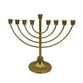 thumbnail image 3 of Candelabro judío, candelabro judío, Base ancha y resistente, candelabro antiguo Menorá, para sala de estar, repisa, dormitorio , 9 sucursal, 3 of 8