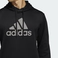 thumbnail image 4 of adidas Men's Game and Go Badge of Sport Aeroready Pullover Hoodie - Black (X-Large), 4 of 7