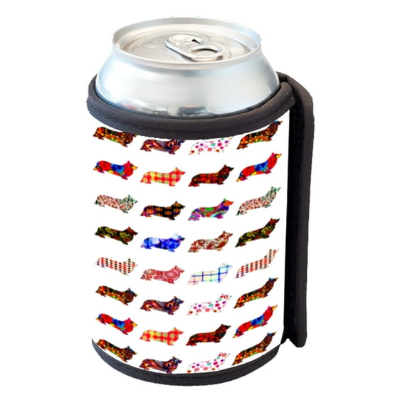 KuzmarK Insulated Drink Can Cooler Hugger - Welsh Corgie Dog