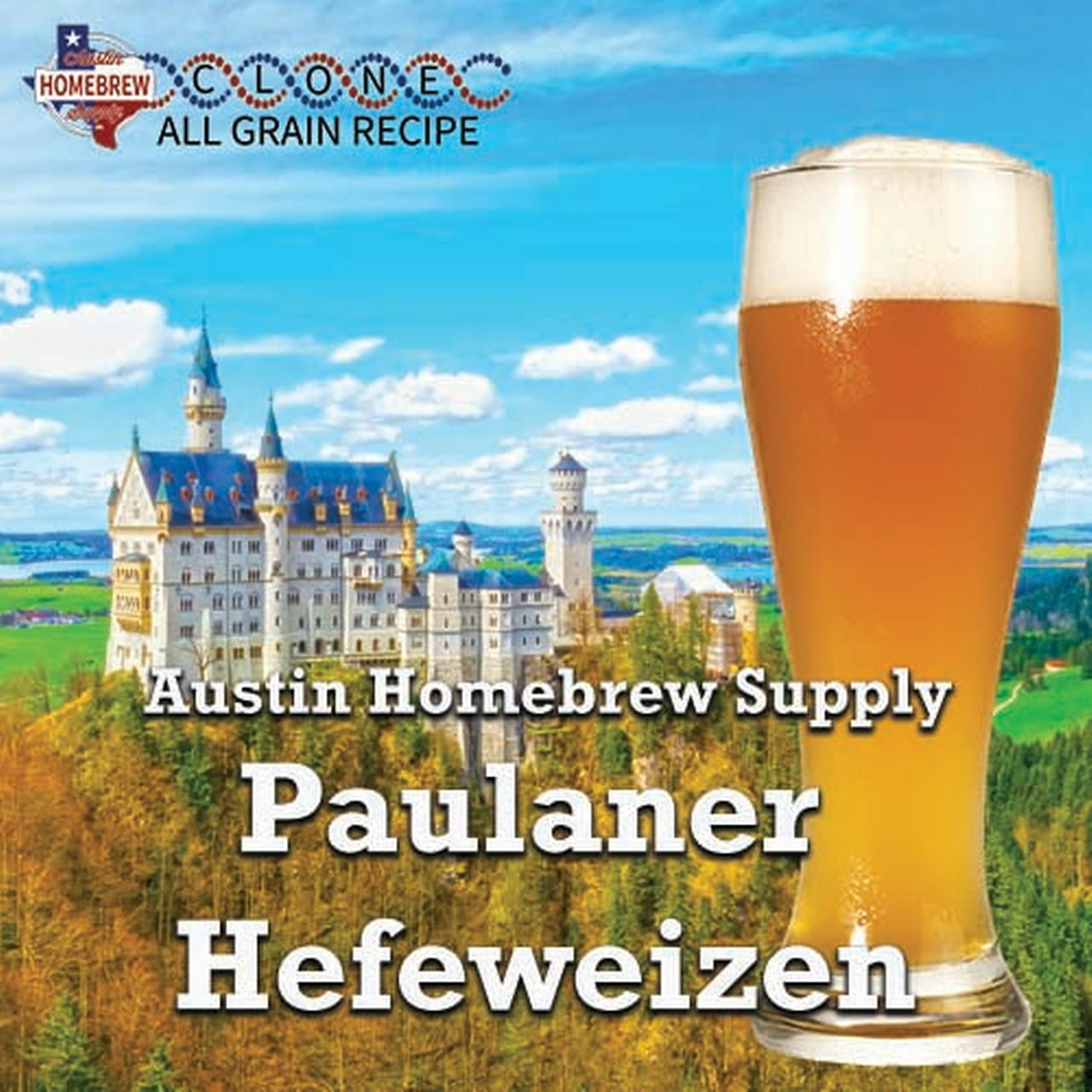 Austin Homebrew Clone Recipe Paulaner Hefeweizen (15A) ALL GRAIN
