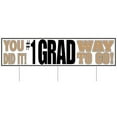 thumbnail image 1 of Beistle 53823 Jumbo Grad Plastic Yard Sign, 1 of 1