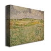 Trademark Fine Art "The Plains of Auvers" Canvas Wall Art by Vincent van Gogh
