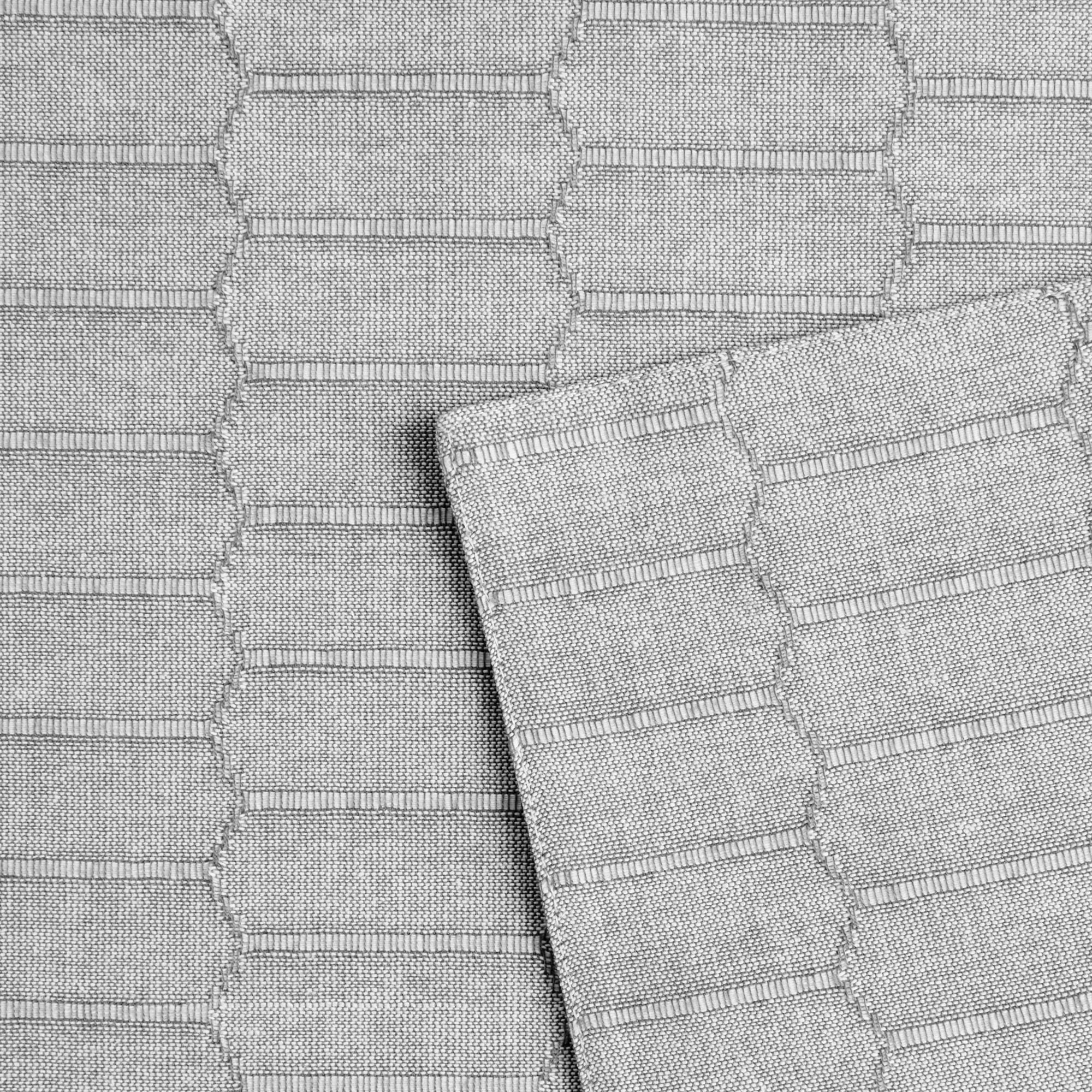 Martha Stewat Honeycomb Fabric Placemat Set, Charcoal Grey, 4 Piece