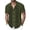 Army Green, variant on Mens Button Down Shirt Short Sleeve Lapel Neck Printing T-shirts Loose Breathable Hawaiian Beach Vacation Summer Outdoor Casual Shirts
