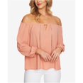 thumbnail image 2 of CeCe - Blusa con hombros descubiertos para mujer, color naranja, grande CeCe fuera del hombro, 2 of 2