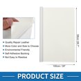 thumbnail image 4 of Unique Bargains Self Adhesive Leather Repair Patch Strong Stickiness Leather Repair Tape Faux Leather1 Pcs White 39" x 26.7", 4 of 7