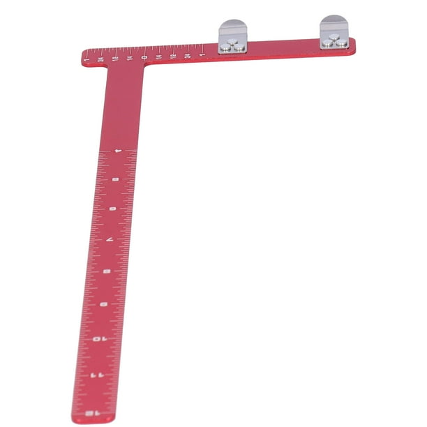 Regla Cuadrada de Arco en Forma de L aleación de Aluminio de 12 Pulgadas / 30 Cm de Medida para Arco Compuesto de Arco Recurvo ANGGREK Otros