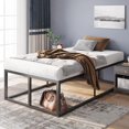 thumbnail image 1 of Zinus Joseph 18 inch Black Metal Platform Bed Frame, 1 of 8