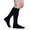 Black, variant on EvoNation Men & Women Knee High 15-20 mmHg Graduated Compression Cotton Socks – Moderate Pressure Compression Garment