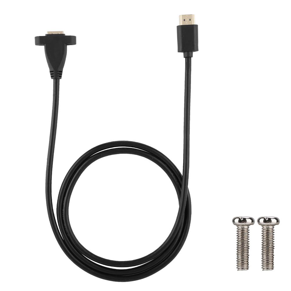 Kritne HDMI Extention Cable,HDMI Male to Female High Speed Screw Panel