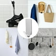 thumbnail image 5 of Multi-Hook Rack, Stainless Steel Wall Mounted Hanger for Keys, Hats, and Towels, Space Saving Organizer for Entryway, Kitchen, and Bathroom, for Modern Household Convenience and Clutter Control, 5 of 7