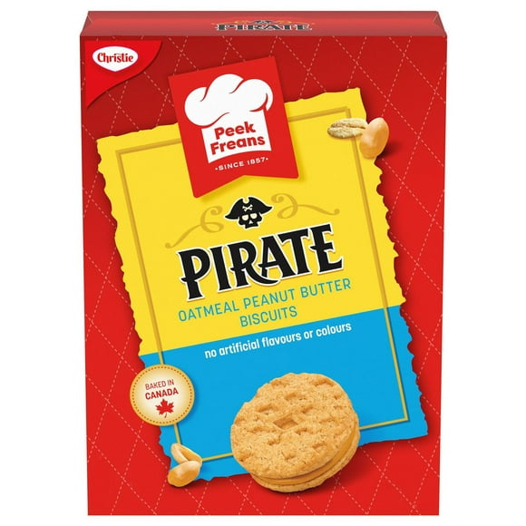 Peek Freans Pirate Oatmeal Peanut Butter Cookies, 300 g