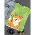 thumbnail image 3 of Cute Shiba Inu In Box T-Shirt Women -Image by Shutterstock, Female Medium, 3 of 4