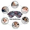 thumbnail image 7 of Disketp Flowers ad Butterflies Print Sleep Mask-Eye Mask for Sleeping,Comfortable & Super Soft Eye Mask with Adjustable Strap,Travel Eye Mask, 7 of 7