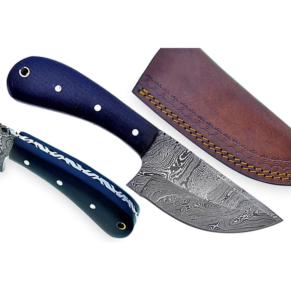 Handmade Damascus Steel Hunting Knife/Skinning Knife SS-17335