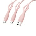 thumbnail image 4 of Stretchable Silicone Charger Cord Protectors With Cable Management Function Reusable Organizers For Phone Tablet Straps, 4 of 10