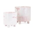 thumbnail image 1 of IMAX 25742-2 Parra Blush Planters&44; Rose - Lot de 2, 1 of 1