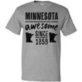 thumbnail image 3 of Inktastic Minnesota Awesome Since 1858 T-Shirt, 3 of 5