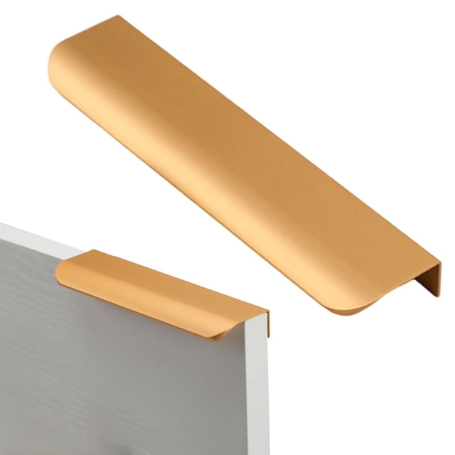 Kitchen Cabinet Handles, Finger Pulls for Cabinets Edge Pulls, Kitchen Hardware for Dresser Drawers Metal Alloy, K