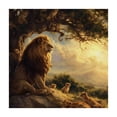 thumbnail image 4 of Awypu Lion Square Tablecloth for Outdoor Picnic Camping and Indoor Kitchen Dining Party 36*36, 4 of 8