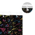 thumbnail image 5 of Yayeee Shower Curtain with Hooks 72"x72" Waterproof Fabric Bathroom Hanging Decor, Black Neon Lightning, 5 of 5