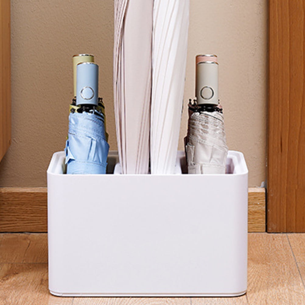 SWETRACE Compact  Space Saving Umbrella Organizer with Removable Drip Tray for Indoor Use