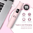 thumbnail image 6 of Amybaby Women's 2-in-1 Electric Bikini & Body Trimmer - Painless Electric Razor Pubic Body Hair Trimmer, IPX8 Waterproof, 120 Min Runtime, Cordless Usb-c, 6 of 10