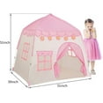 thumbnail image 2 of Princess Castle Play Tent, Large Fairy Playhouse for Kids, Girls Castle Tent Gift Toys, Indoor/Outdoor Game House Pink, 2 of 8