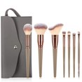 thumbnail image 1 of 7 piezas, 10 piezas, 15 piezas de pinceles de maquillaje gigantes, 15 piezas de pinceles de maquillaje dorados, pinceles de base para trajes, herramientas de belleza, 1 of 2
