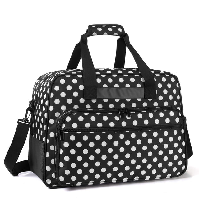 Bolsa de Mano para Máquina de Coser Overlock Yarwo 47x22x32 cm Negra